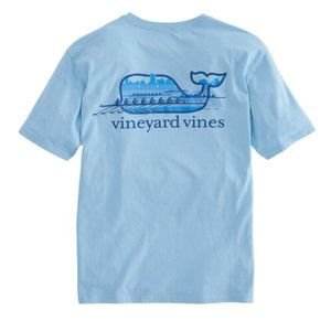blue rowing vineyard vines tee shirt
